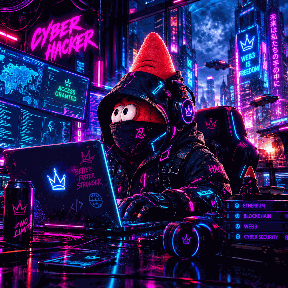SpongeBob Patrick Cyberpunk Hacker
